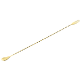 BAR SPOON/FORK CM 50 STAINLESS STEEL GOLD - Mabrook Hotel Supplies